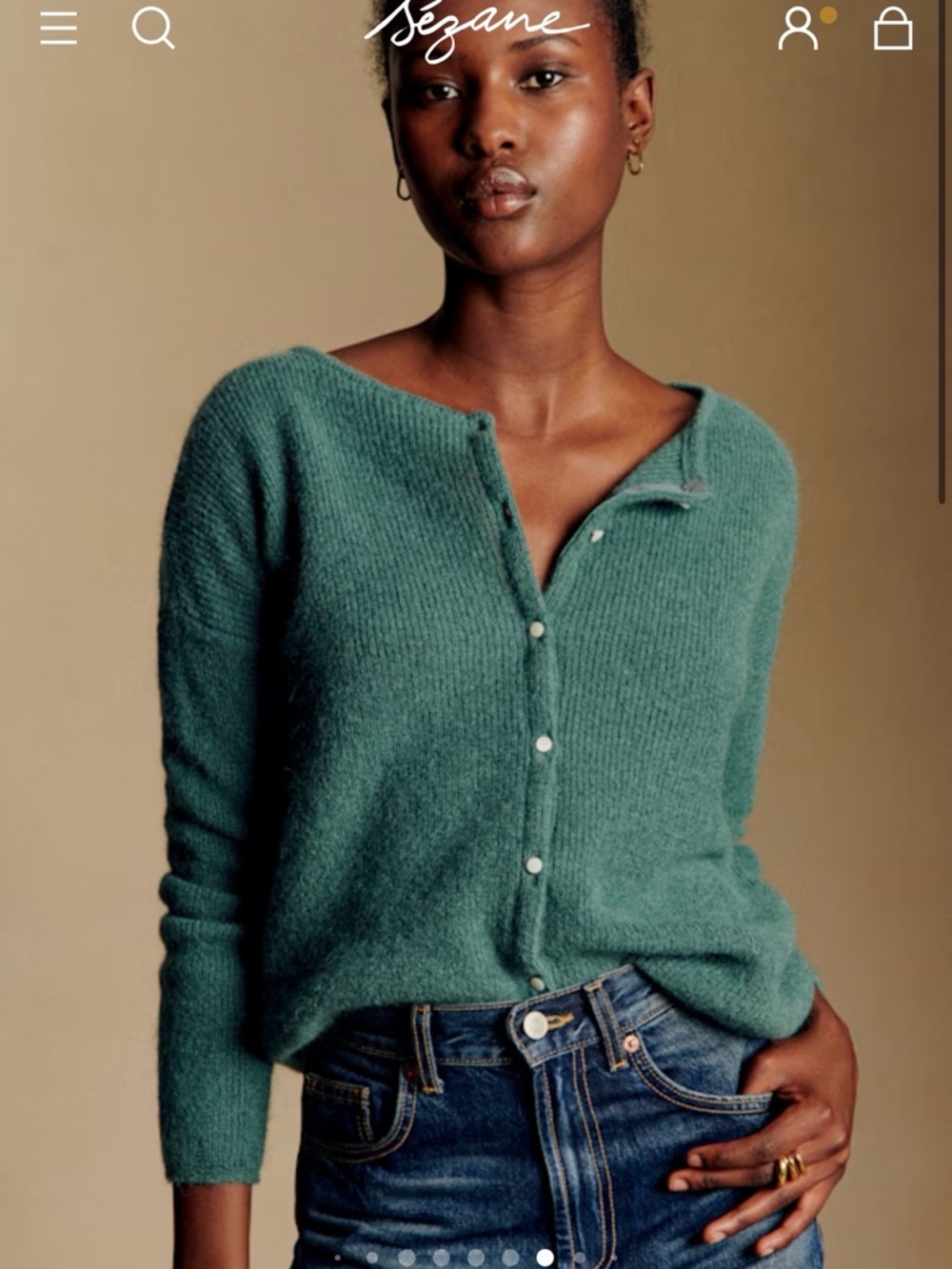 NWT Sezane Gaspard Cardigan